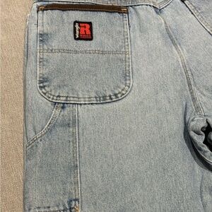 Wrangler Riggs Men's Light Blue Relaxed Workwear Jeans